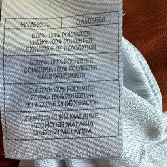 Nike burnt orange women’s running shorts - Picture 3 of 5